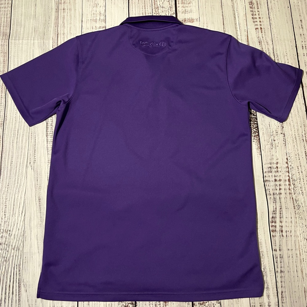 LoudMouth Golf Apparel, Mens Essential Polo, Purple, Large, EUC - Picture 5 of 5